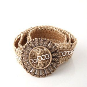 Women Straw Belt